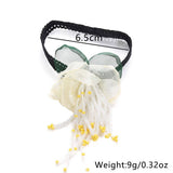 BOHO FLOWER TASSEL ANKLET HANDMADE_CWMM6351