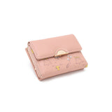 Spring Print 3-Fold Coin Clip Mini Wallet_Cwab06262
