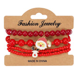 2024 NEW CHRISTMAS BEADED ELASTIC ROPE BRACELET_CWAJE2207