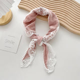 Versatile Lace Patchwork Triangle Scarf_Cwasc0742