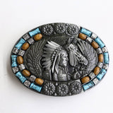 Western Retro Belt Buckle For Men_Cwabe0429