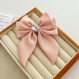 SIMPLE SOLID COLOR HIGH END BOW HAIRPIN_CWAHA1179