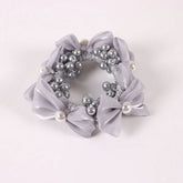 ELEGANT PEARL SATIN BOW ELASTIC HAIR TIE_CWAHA6881