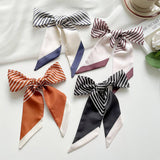 Versatile Black Striped Scarf Headband Scarf_Cwasc0707