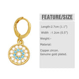 BEADED PEARL EYE DANGLE EARRINGS HYPOALLERGENIC_CWAJE0980