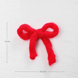 FELT PLUSH BOW RIBBON CHRISTMAS TREE HANGING DECOR_CWMM9795