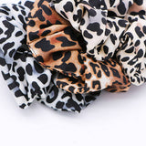NEW LEOPARD PRINT LARGE INTESTINE HAIR TIE_CWAHA1071