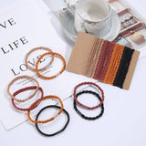 POPULAR BRAIDED BASIC PONYTAIL HAIR SCRUNCHIES_CWAHA2727