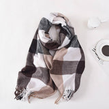Plaid Winter Scarf Cute Unisex Wrap_Cwasc0400