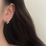 MICRO INLAID ZIRCONIA BOWKNOT TEMPERAMENT EARRINGS_CWAJE2996