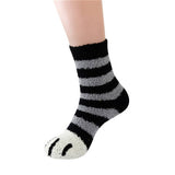 Women Home Padded Warm Coral Velvet Socks_Cwms0333
