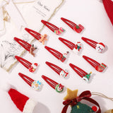 Christmas Candy Stocking Cartoon Drop Hair Clip