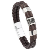MENS PERSONALIZED SIMPLE LEATHER BRACELET_CWMM4470