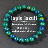 Crystal Natural Stone Beaded Bracelet Unisex_Cwmm11267