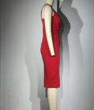 V-Neck Sexy Wrap Hip Split Halter Dress