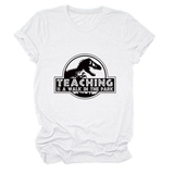 SUMMER CREW NECK TEE FUNNY TEACHING DESIGN_CWTTS1497