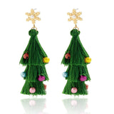 CREATIVE TASSEL CHRISTMAS TREE EARRINGS_CWAJE1491