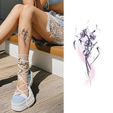 ELEGANT FLORAL ARM TATTOOS WATERPROOF LONG LASTING_CWMM8263