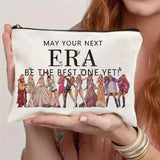 POP MUSE PRINT WATERPROOF MAKEUP ZIP BAG_CWAB1778