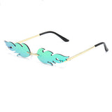 STATEMENT FLAME METAL FRAMELESS SUNGLASSES_CWASG0710