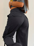 Solid-Color Tight-Fitting Quick-Drying Pants