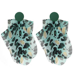 NEW BOHO LONG LEOPARD PRINT EARRINGS UNIQUE DESIGN_CWMM6188