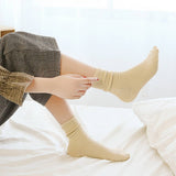 AUTUMN AND WINTER SOLID COLOR RETRO STOCKINGS_CWMS0982