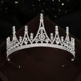 QUEENS HEADBAND CROWN WEDDING CRYSTAL TIARA_CWMM2024