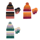 CHILDRENS CONTRAST COLOR WARM THREE PIECE SUIT_CWMM2798