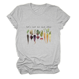 Womens Crew Neck Tee With Posi Ve Quote_Cwtts1478