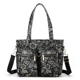 Printed Nylon Fabric Handbag Shoulder Bag_Cwab3484