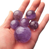 NATURAL AMETHYST CRYSTAL BALL DISPLAY_CWMM8103