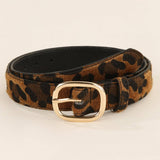 FASHION BELT LEOPARD SNAKE PRINT BELT_CWMM3933