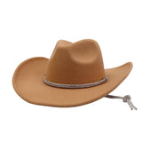 Unisex Cowboy Fedora Hat Ethnic Style_Cwah04429