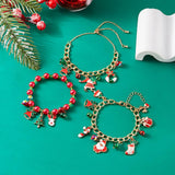 CHRISTMAS BELL WREATH PULL OUT BRACELET_CWAJE2392
