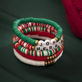 SIMPLE CONTRASTING COLOR LETTER BRACELET_CWAJE1492