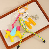 LEATHER PEGASUS PLANE LETTER BAG CHARM_CWMM7566