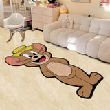 THICK CARTOON RUNNER RUG CUTE PLUSH BEDROOM MAT_CWMM7396