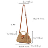 HIGH END FASHIONABLE PAPER ROPE WOVEN BAG_CWAB4710
