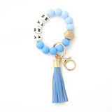 SILICONE BEAD BRACELET KEYCHAIN FOR WOMEN_CWMM7005