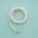 BAMBOO STYLE ACRYLIC LONG CROSSBODY HANDBAG STRAP_CWMM5118