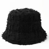 Cwah1508_Casual Plaid Bucket Hat