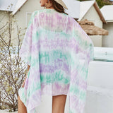 STRIPE PRINT KIMONO FOR WOMENS_CWASC0777