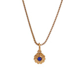 MINIMALIST STAINLESS STEEL MONTHLY STONE NECKLACE_CWMM8843