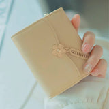 Minimalist Floral Pendant Trifold Wallet_Cwab06238