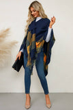 Cwoco0949_Shawl Scarf Faux Cashmere Knitted Cape Coat