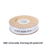 2 5CM FLOWER PACKAGING RIBBON BOW RIBBON_CWMM5784