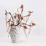 ARTIFICIAL 3 HEAD LEAFLESS SLIPPER ORCHID STEM_CWMM6519