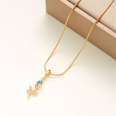 Tulip Diamond 3D Flower Necklace