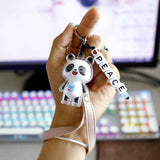 RETRO DUAL PURPOSE TASSEL BRACELET KEYCHAIN_CWMM1214